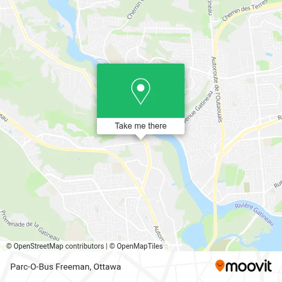 Parc-O-Bus Freeman map