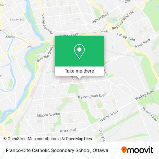 Franco-Cité Catholic Secondary School plan