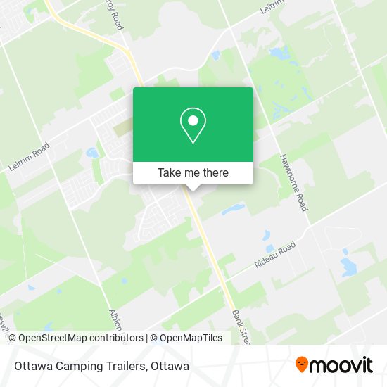 Ottawa Camping Trailers map