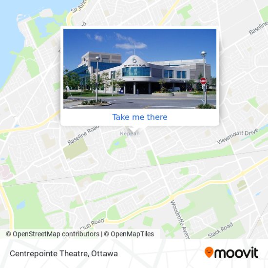 Centrepointe Theatre plan