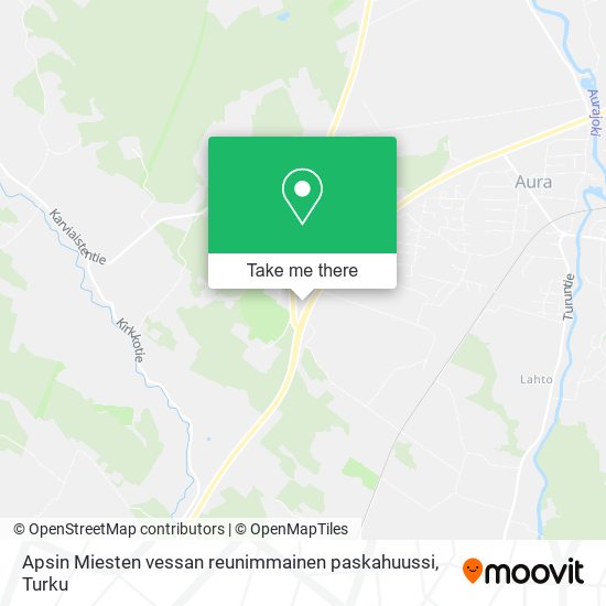 Apsin Miesten vessan reunimmainen paskahuussi map