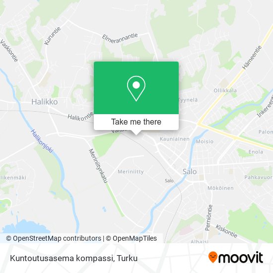 Kuntoutusasema kompassi map