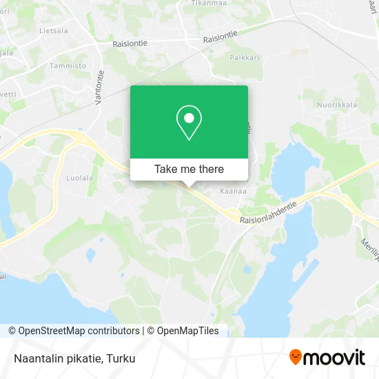 Naantali Highway map