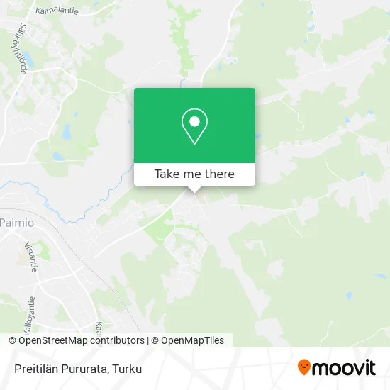 Preitilän Pururata map