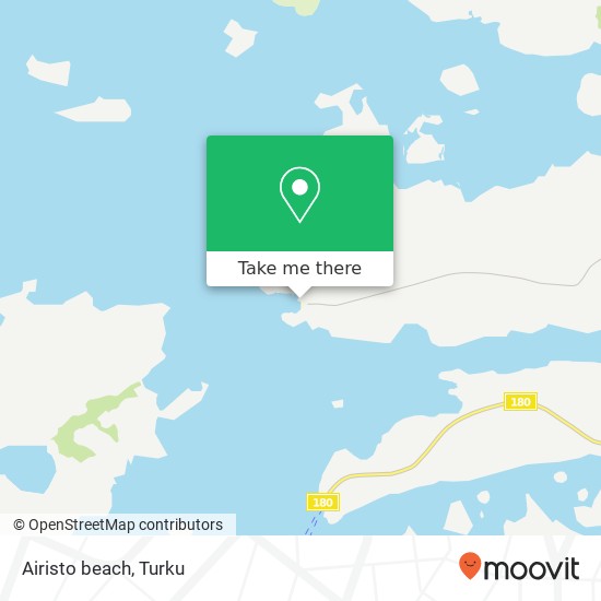 Airisto beach map