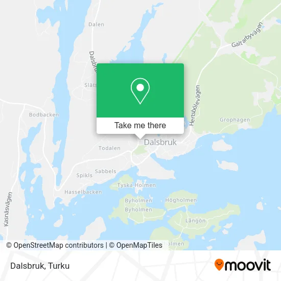 Dalsbruk map