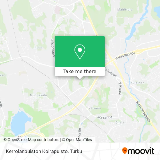 Kerrolanpuiston Koirapuisto map