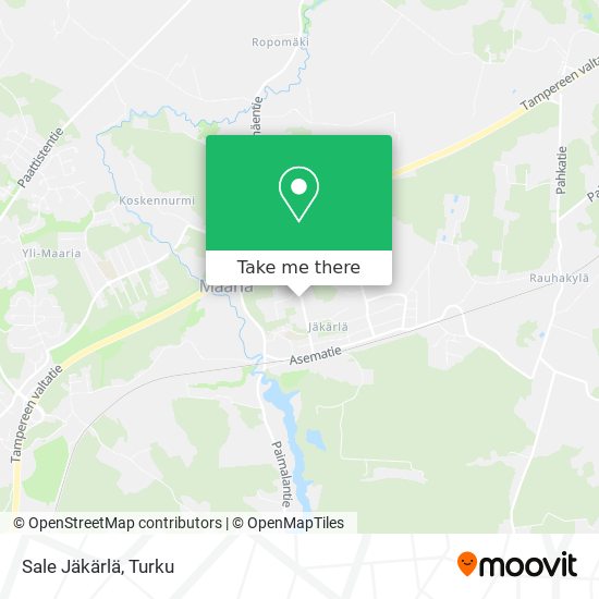 Sale Jäkärlä map