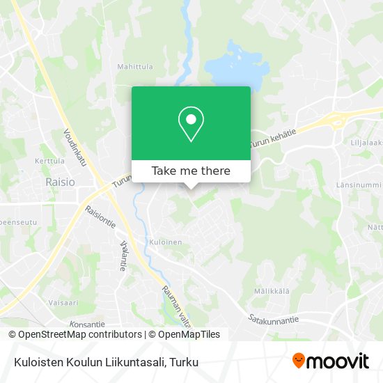 Kuloisten Koulun Liikuntasali map