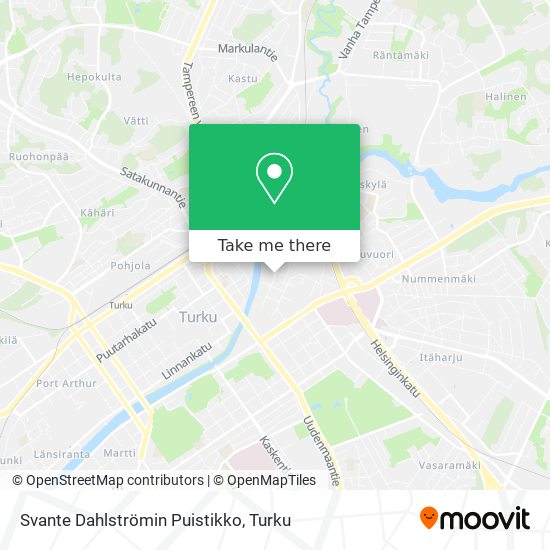 Svante Dahlströmin Puistikko map