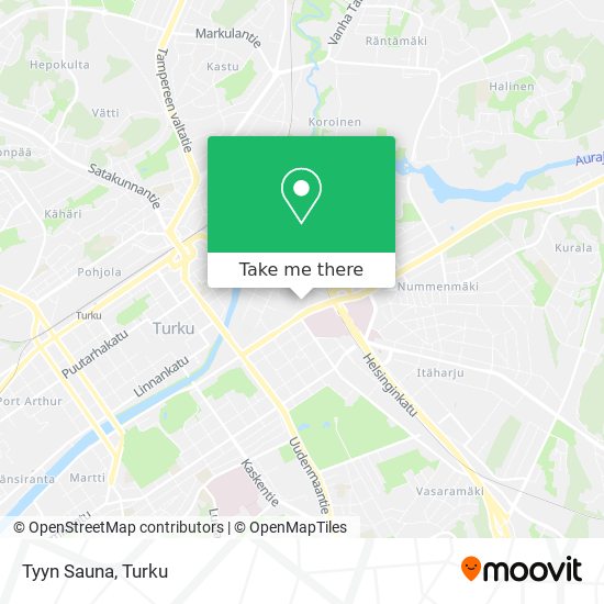 How to get to Tyyn Sauna in Turku by Bus?