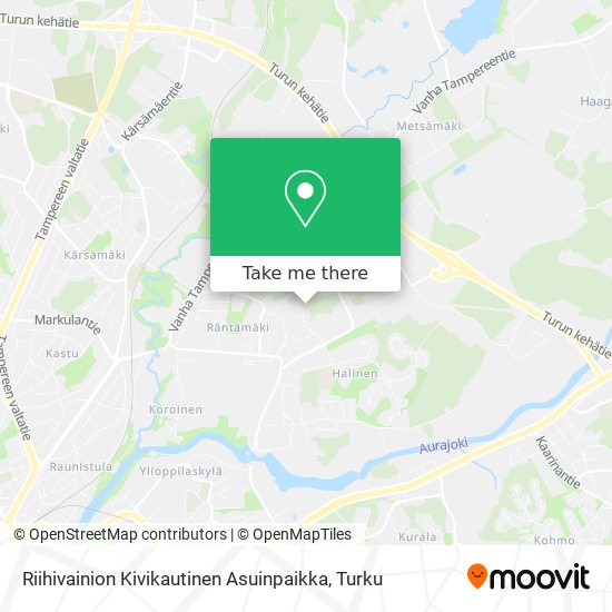 Riihivainion Kivikautinen Asuinpaikka map