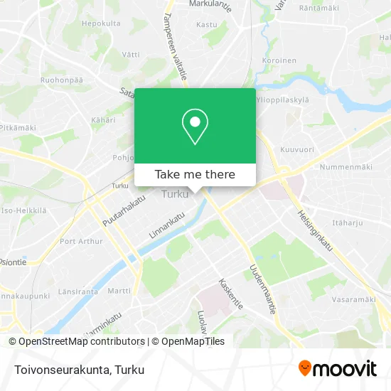 Toivonseurakunta map