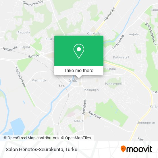 Salon Henótês-Seurakunta map