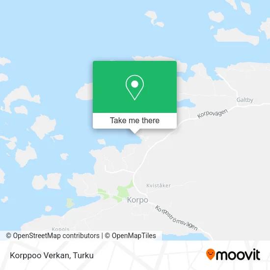 Korppoo Verkan map