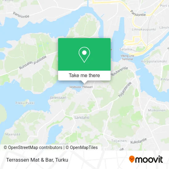 Terrassen Mat & Bar map