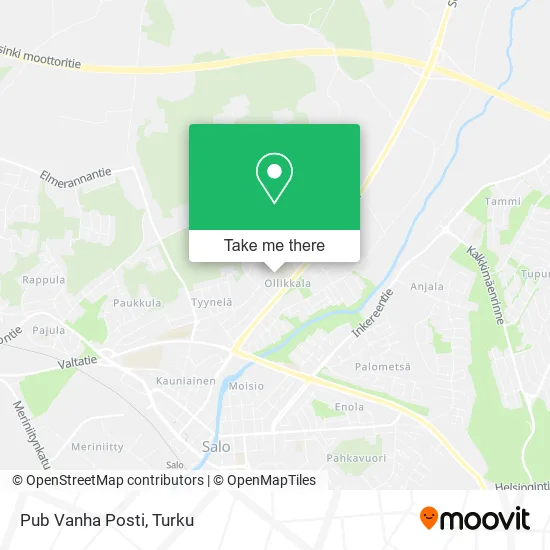 Pub Vanha Posti map