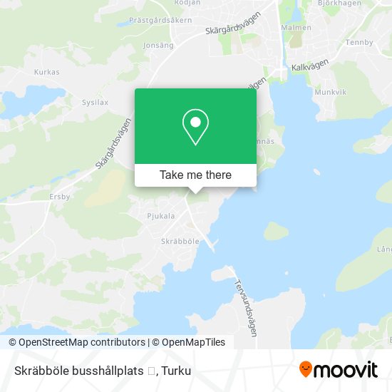 Skräbböle busshållplats 🚍 map