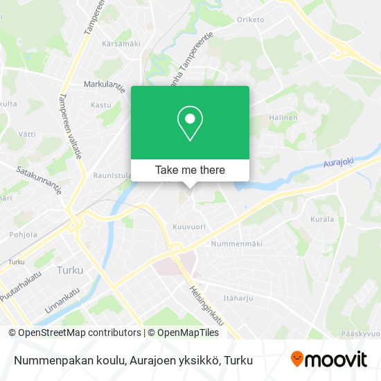 Nummenpakan koulu, Aurajoen yksikkö map