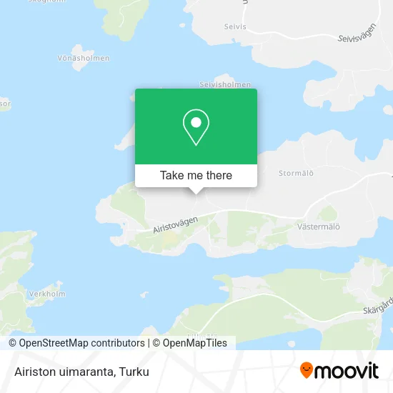Airiston uimaranta map