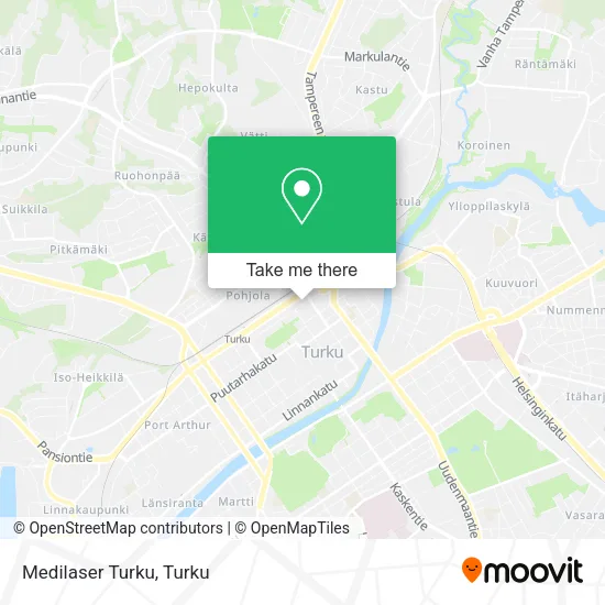 Medilaser Turku map