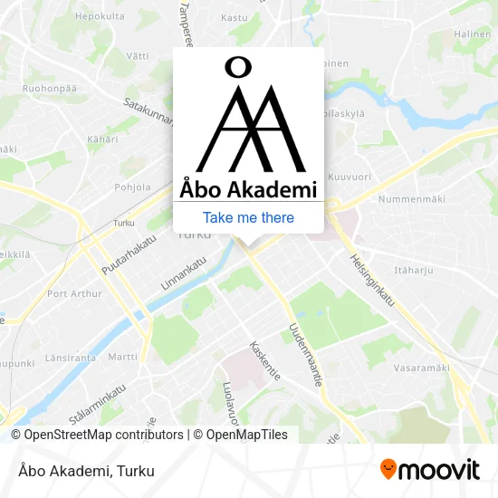 Åbo Akademi map