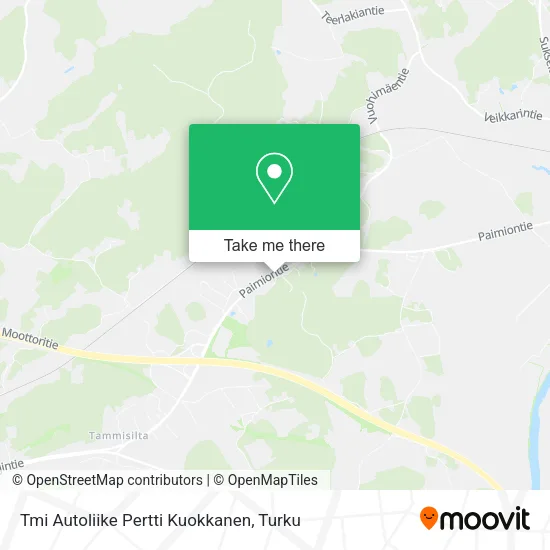 Tmi Autoliike Pertti Kuokkanen map