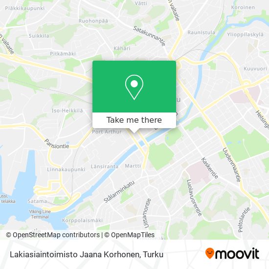 Lakiasiaintoimisto Jaana Korhonen map