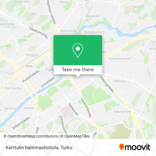 Kerttulin hammashoitola map