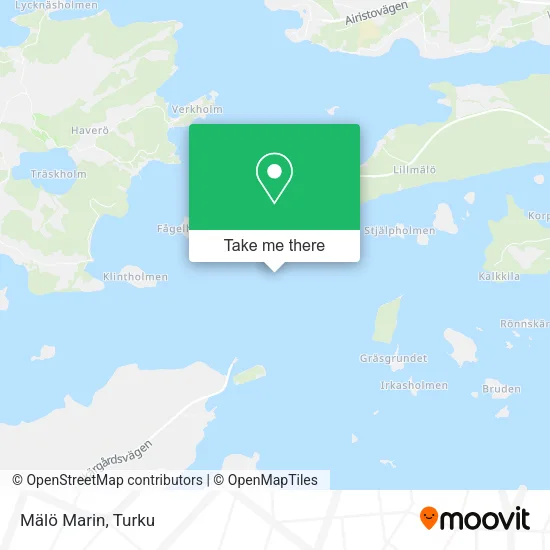 Mälö Marin map