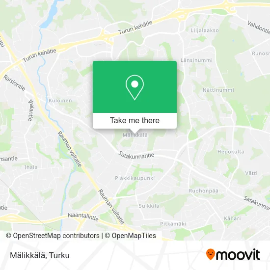 Mälikkälä map