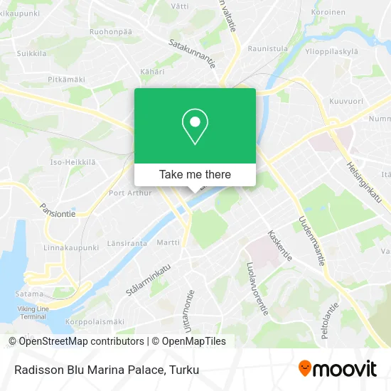 Radisson Blu Marina Palace map