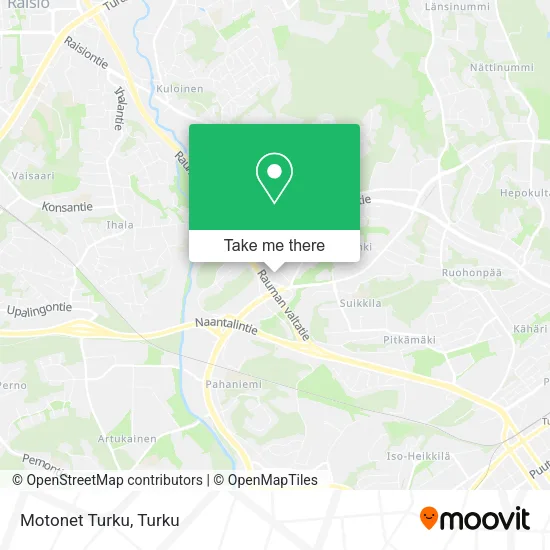 Motonet Turku map