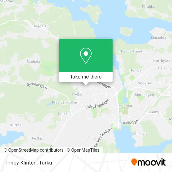 Finby Klinten map