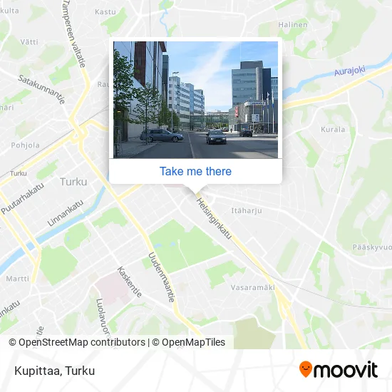 Kupittaa map