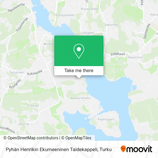 Pyhän Henrikin Ekumeeninen Taidekappeli map