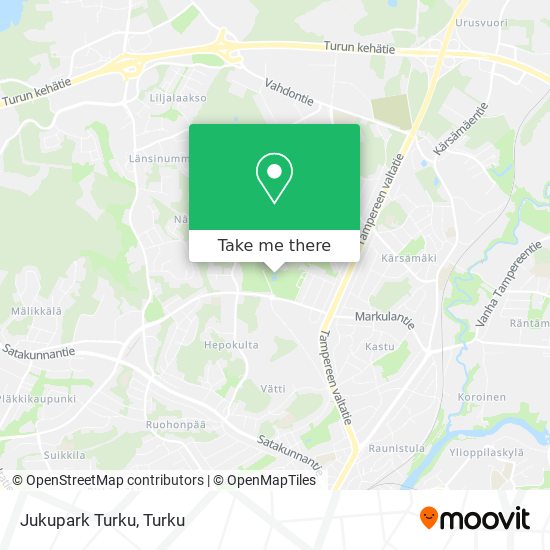 Jukupark Turku map