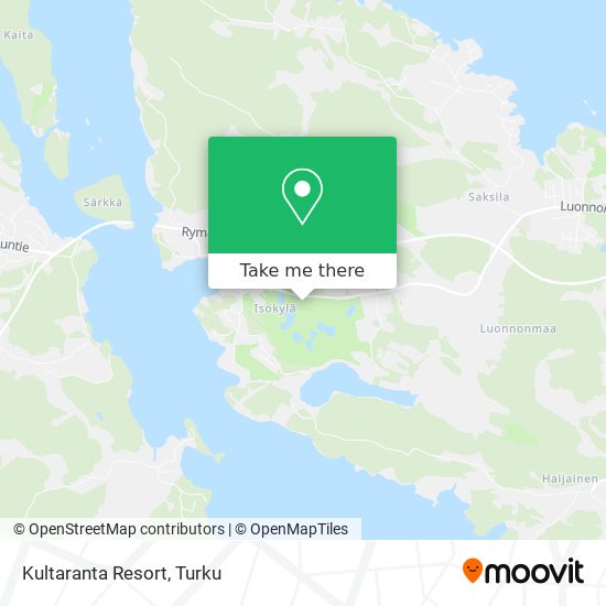 Kultaranta Resort map