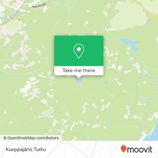 Kuoppajärvi map