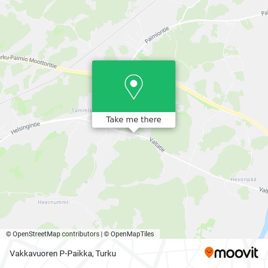 Vakkavuoren P-Paikka map