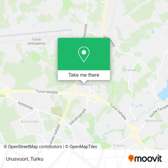 Urusvuori map