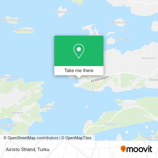 Airisto Strand map