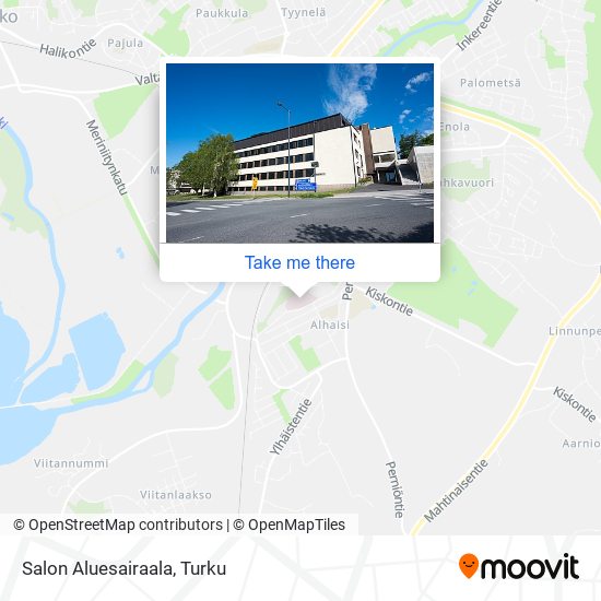 How to get to Salon Aluesairaala in Turku by Bus?