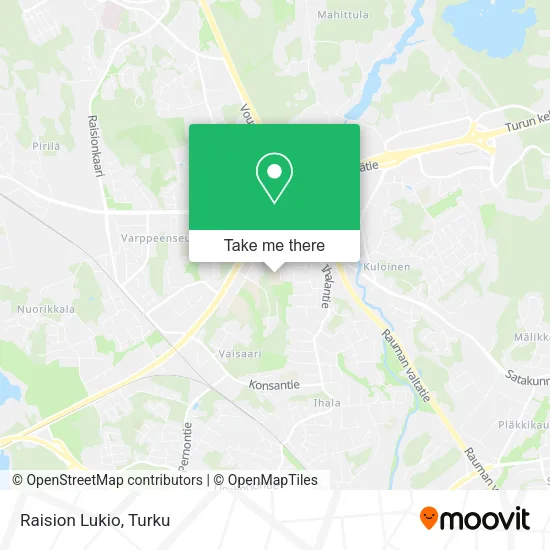 Raision Lukio map
