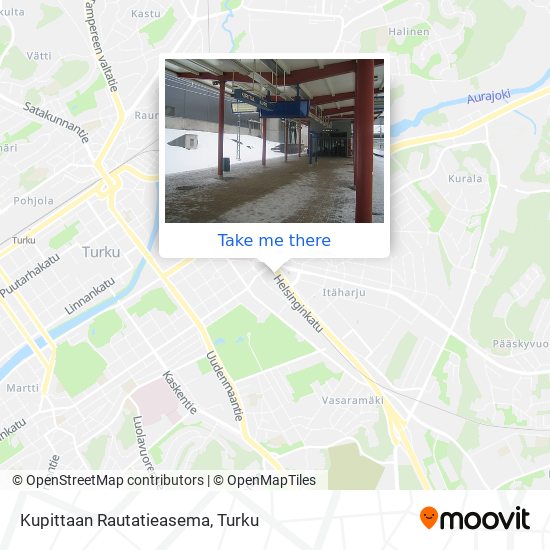 How to get to Kupittaan Rautatieasema in Turku by Bus?