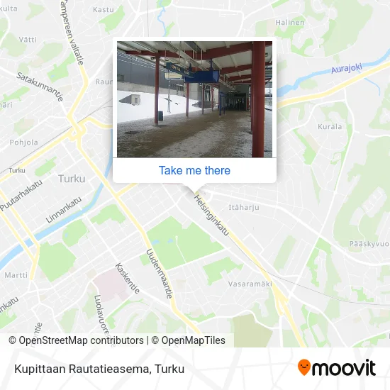Kupittaan Rautatieasema map