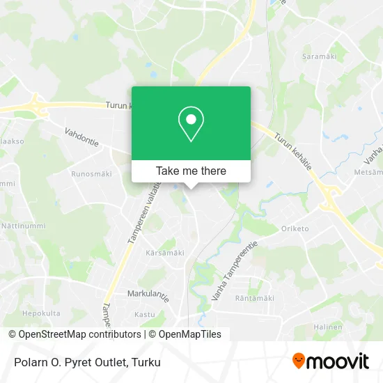 Polarn O. Pyret Outlet map