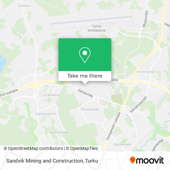 Sandvik Mining and Construction map