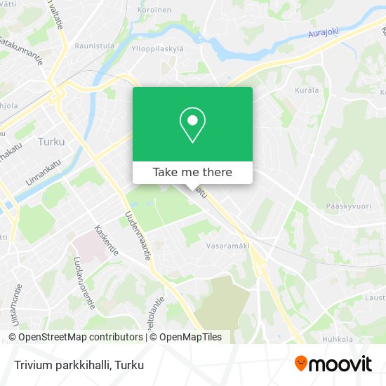 Trivium parkkihalli map