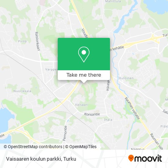 Vaisaaren koulun parkki map